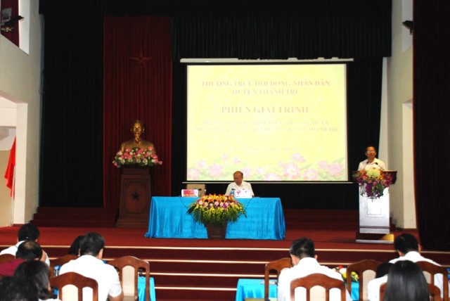 HĐND huyện Thanh Trì tổ chức giải trình về kết quả triển khai thực hiện các Đề án phát triển kinh tế